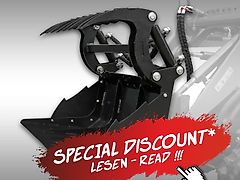 Jansen Greifschaufel für Kompaktlader Jansen KL-200, Skid Steer, Silageschaufel