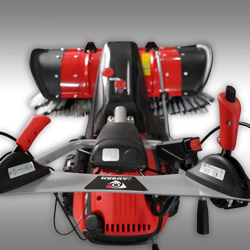 Jansen Kehrmaschine Jansen MKB-500E inkl. Schneeschild+Behälter+E-Starter