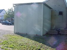 Brennholz-Trocknungshaus