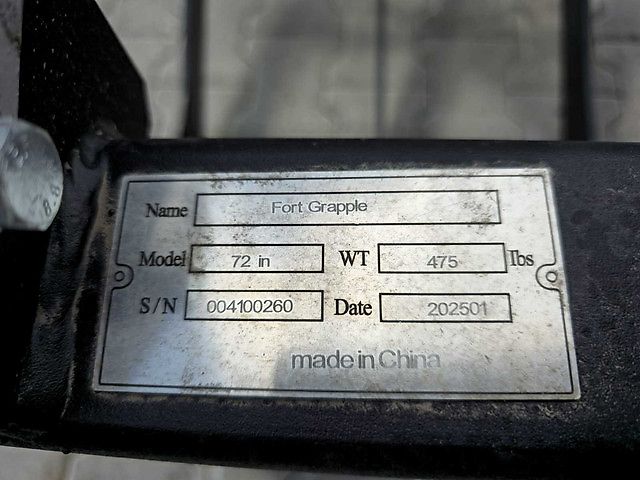 Rhino-cross 72 inch fork grapple