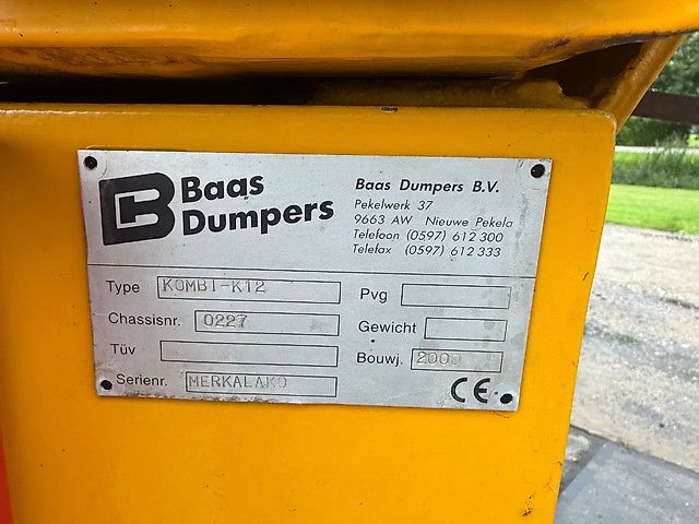 Alasco / Baas Grond dumper Kipper Grondkar