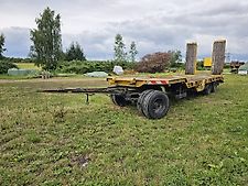 Langendorf 3 Achs Tieflader mit Federrampen + Radmulden TUE 24/100-3