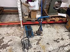 Maskinflytt; hjul och domkraft 8ton