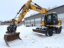 Grävmaskin JCB JS175W Hjulgrävare inkl redskap
