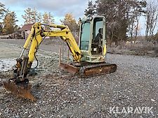 Grävmaskin Yanmar Vio 25 med tillbehör