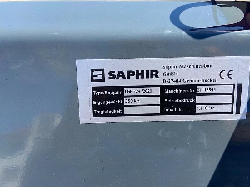 Saphir Leichtgutschaufel LG22+ Frontladerschaufel Euroaufnahme