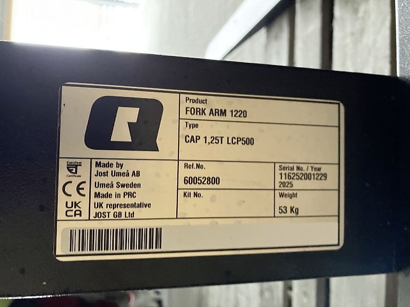 Alö PALETTENGABEL 2,5T - 1.220MM