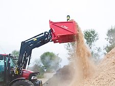 Fliegl Abschiebeschaufel Euro Aufnahme Dreipunkt