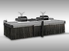 Jansen Blockbesen Jansen BB-150, Anbaubesen, Staplerbesen, Staplerzinken