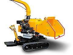 Häcksler, Buschhacker, Schredder auf Gummikettenfahrwerk bis 16cm. LASKI LS-160 P Track. Der Raupenhäcksler für den Profi.