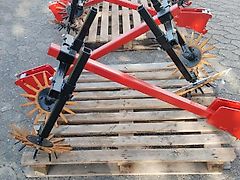 Hatzenbichler Kress 370 mm Hackstern K.U.L.T Hacksternelemente Original Art.Nr.:K.FH132KP mit Halter 16 Hacksternelemente mit 8 Haltern zum variablen Anbau auf Tragrahmen