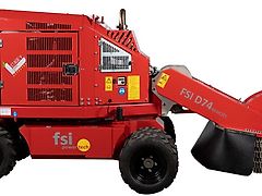 FSI D74 4WD REMOTE Stubbenfräse /Wurzelfräse /Stockfräse mit Dieselmotor und Allradantrieb