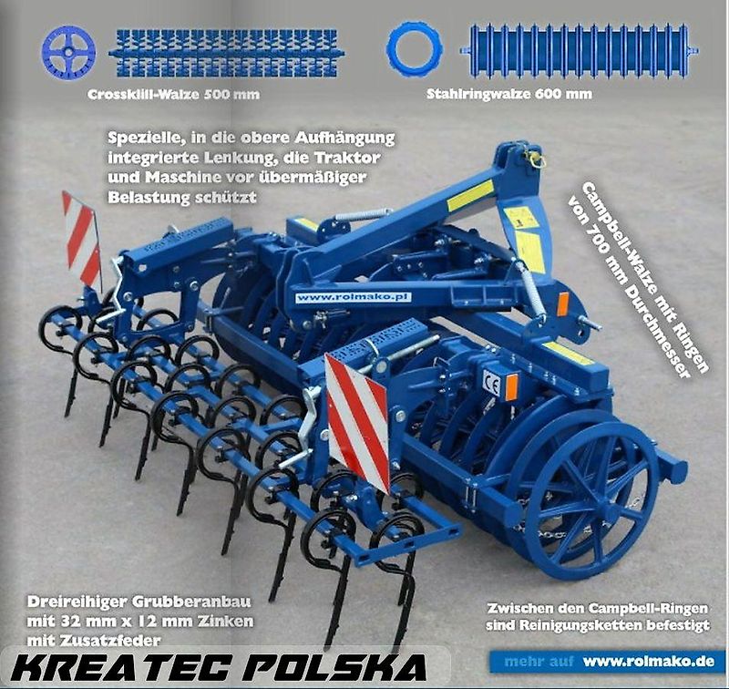 Rolmako Campbellwalze Ø560/700mm