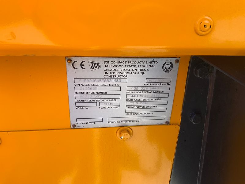 JCB 926 Rough Terrain Fork Lift (ST24421)