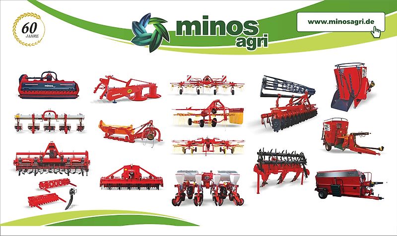 Minos Agri Mulcher T-DSPH 1600 **NEU**