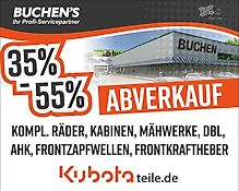 Kubota Abverkauf Zubehör