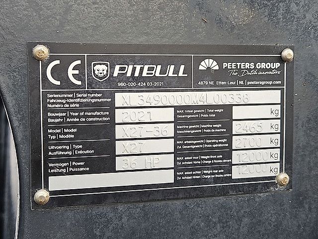 Pitbull X24-36 (GIANT AANSLUITING)