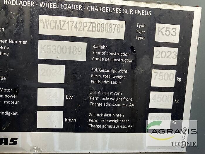 Claas TORION 644 SINUS