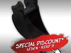 Jansen Schaufel 260 mm für Heckbagger Jansen BHM / BHSM, Anbaubagger