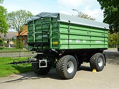 Brantner Z 18051 Aktion - Aufbau 800+800 + Planenaufbau + Breitreifen 560/60 R 22,5 BKT NEU