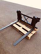 Palettengabel mit Euroaufnahme Gabelzinken