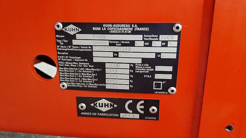 Kuhn EUV270 Euromix I