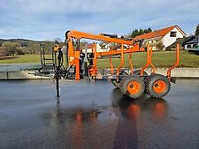 MTM 10T S 10to 7,20m Kran Druckluft Zentralrohrrahmen