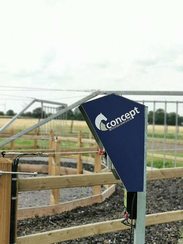 Reitplatzzaun Weidezaun | Concept Holzzaun Lux-Quadrat pro Meter