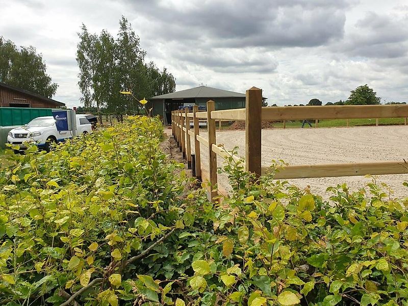 Reitplatzzaun Weidezaun | Concept Holzzaun Lux-Quadrat pro Meter