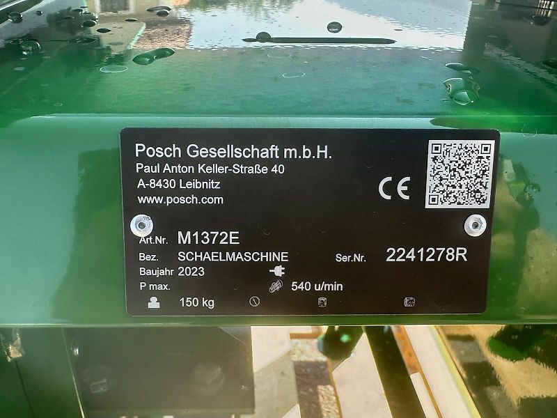 Posch Schälmaschine