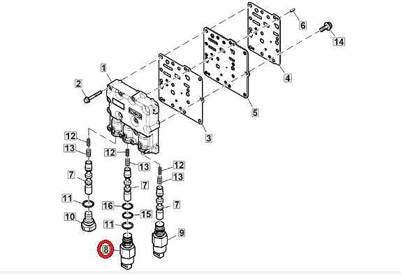 John Deere ELEKTROZAWÓR REWERSU JOHN DEERE ORYGINAŁ RE183369