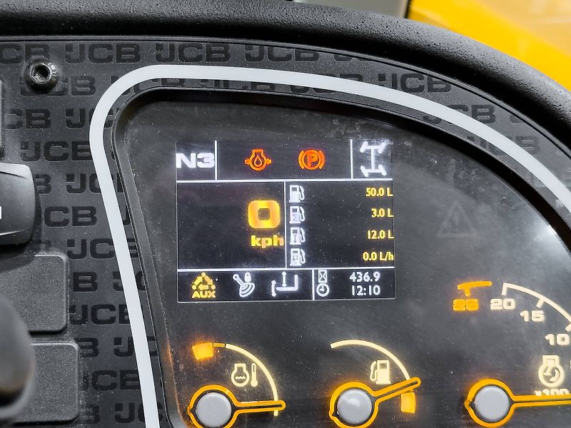 JCB 540-170 Sway 17 m lifting height, 4.000 kg capacity, Joystick, air conditioner, pallet forks, Sway, hydraulic fork positioner