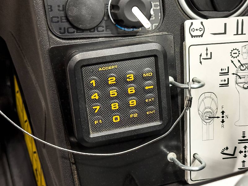 JCB 540-170 Sway 17 m lifting height, 4.000 kg capacity, Joystick, air conditioner, pallet forks, Sway, hydraulic fork positioner