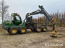 Gallringsskotare John Deere 1010G med energiklipp och grip