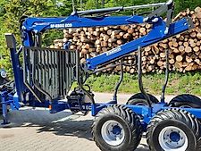 SCHEIFELE SR 8 Rückewagen Forstkran 6500 Auflaufbremse