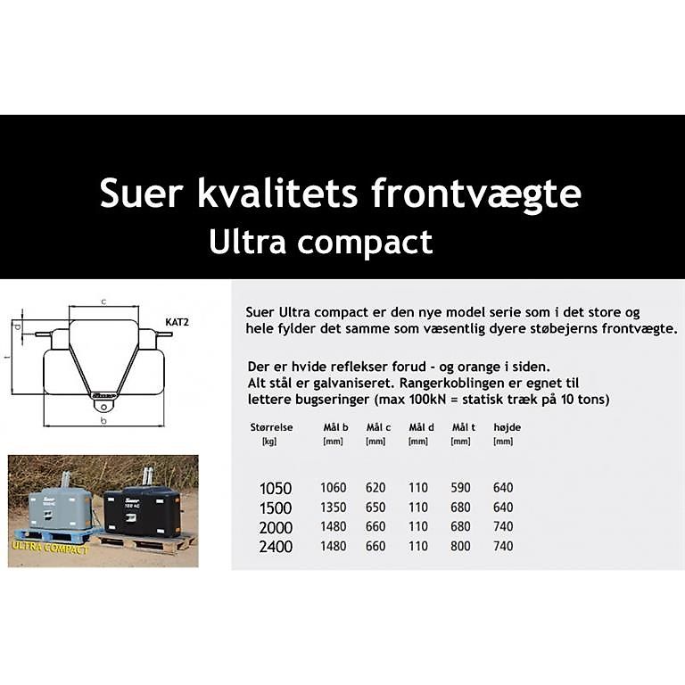 Suer 1500 kg ultra kompakt - www.suer.dk GRATIS LEVERING