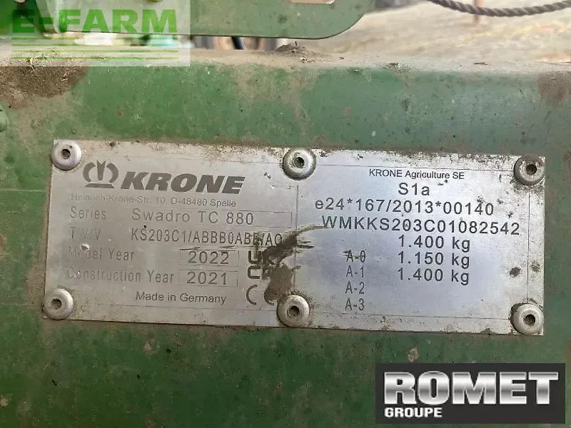 Krone swtc 880