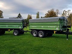 Brantner TA 14045 Aktion mit 600+600er Aufbau + Planenaufbau kmpl. + 500er Radial BKT 693 M Breitreifen NEU + 2-Gang-Sattelstützewinde + etc