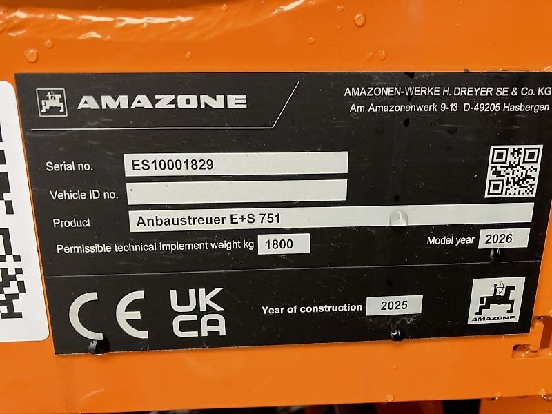 Amazone E+S 751 KOMMUNAL