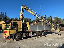 Lastbil Brädgårdsbil Volvo XS FE 280 4x2 Hiab 122E- 5 Kran