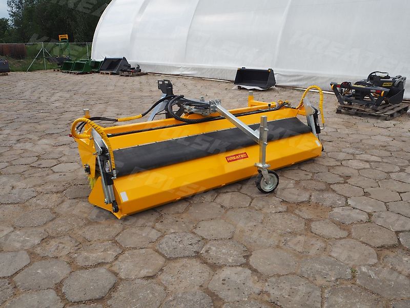 KREATEC Kehrmaschine AGRO, Kehrbesen, Veegmaschine 2,0m, Burste 620 mm